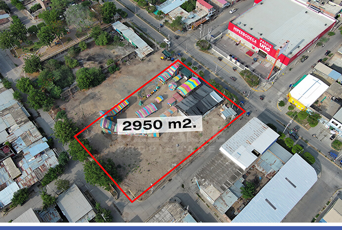Venta de terreno comercial de 2,950 m² en Av. Ramón Castilla, Chulucanas